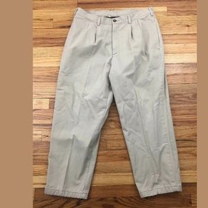 LL Bean Flannel Lined Khaki Pants Men’s 36x29